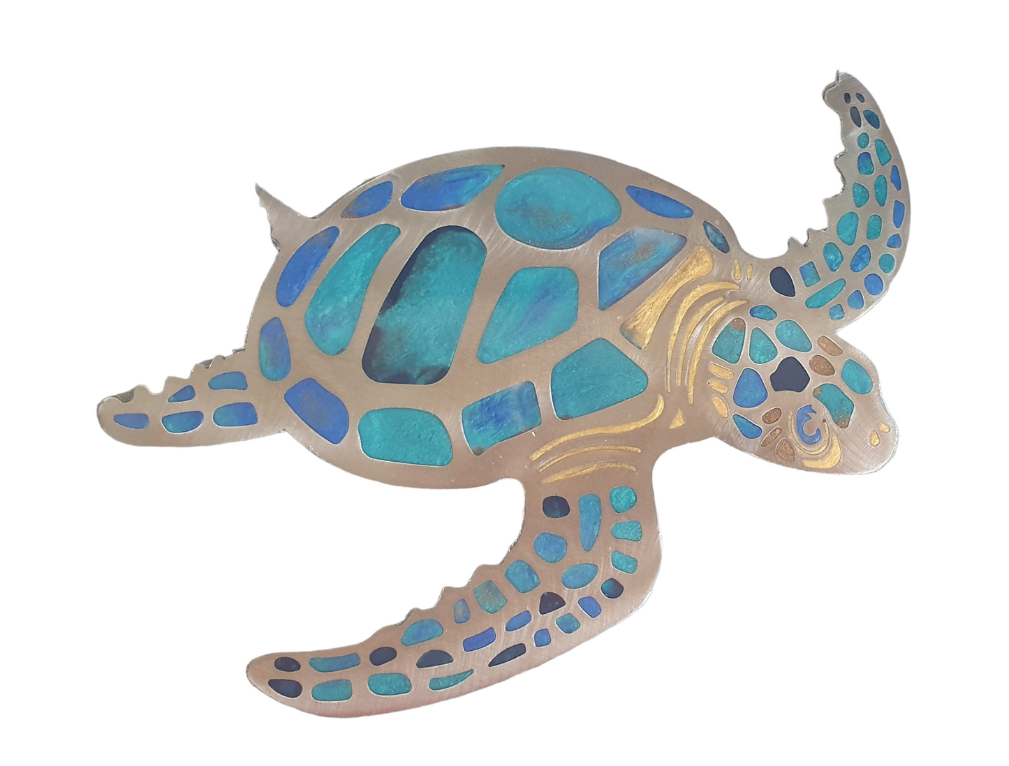Turtle metal art sml