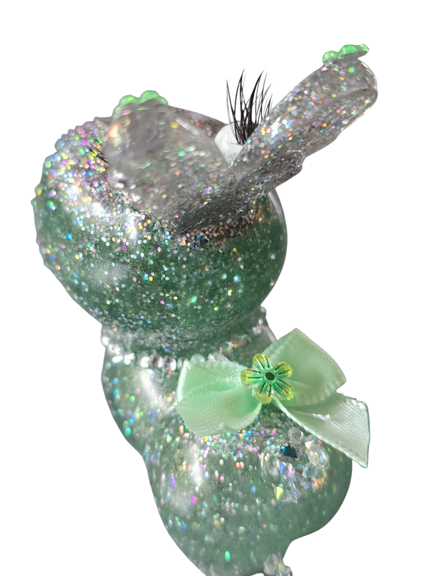 Reindeer green and silver