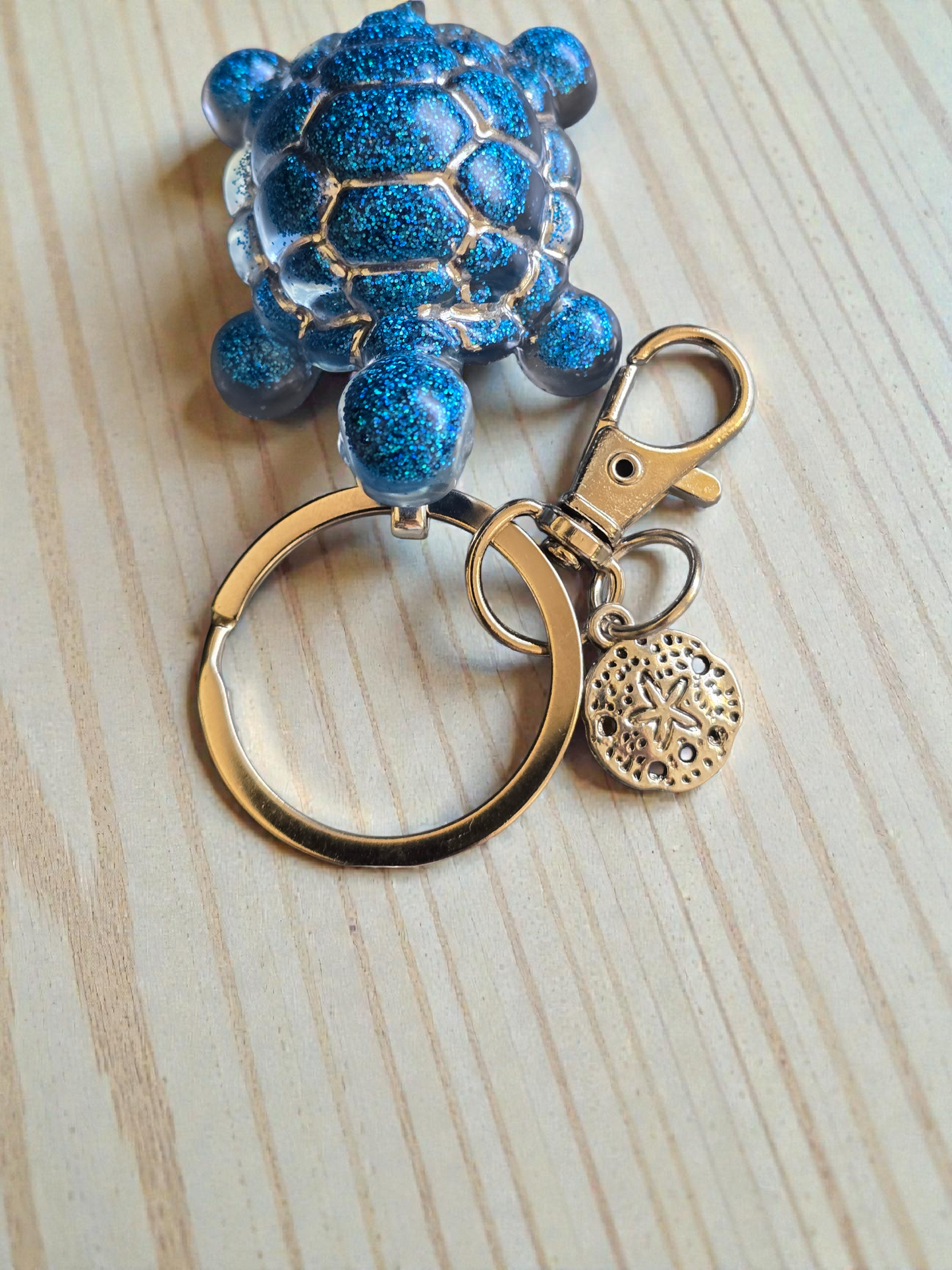 Keycharm turtle blue