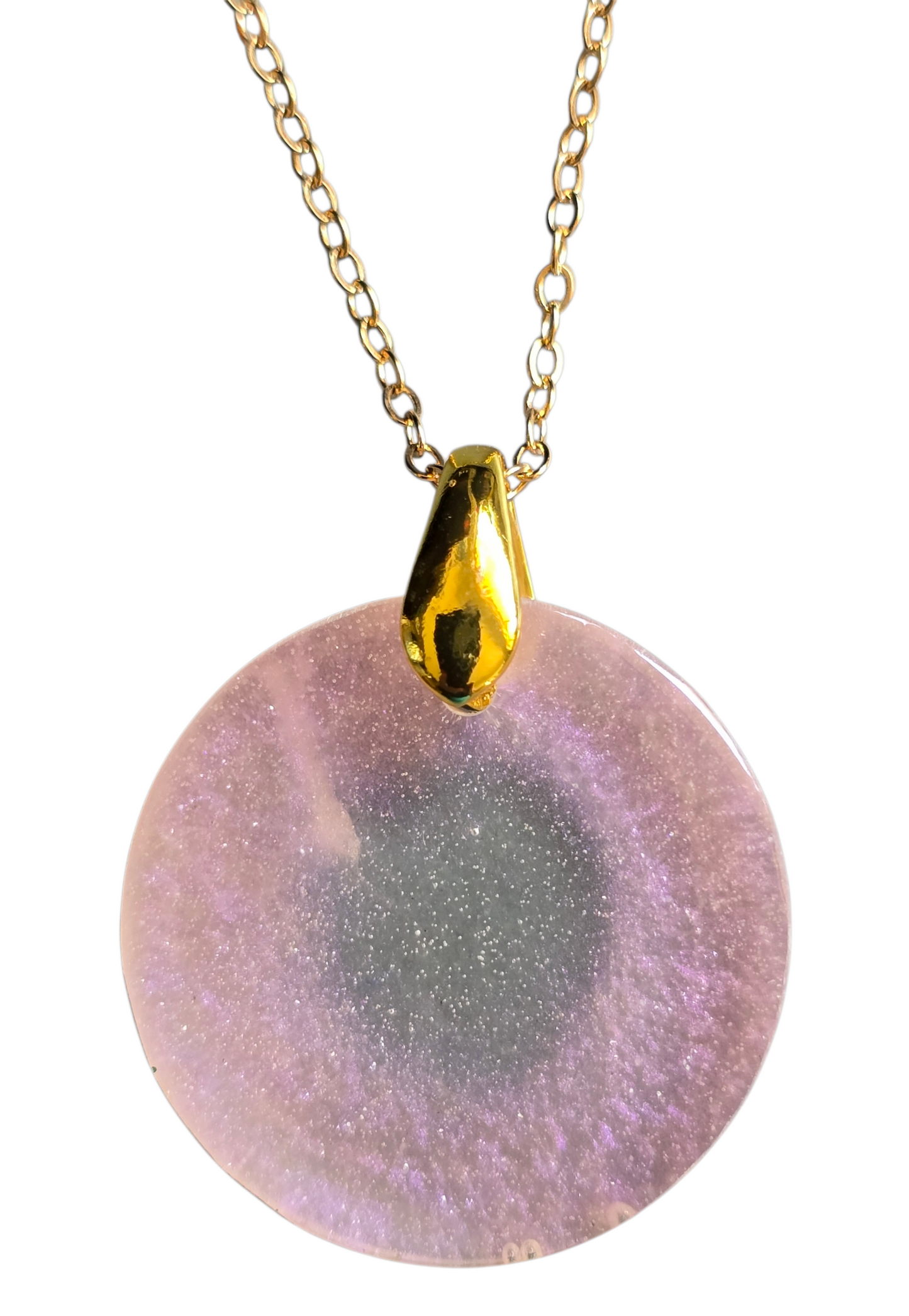 Pendant pink halo