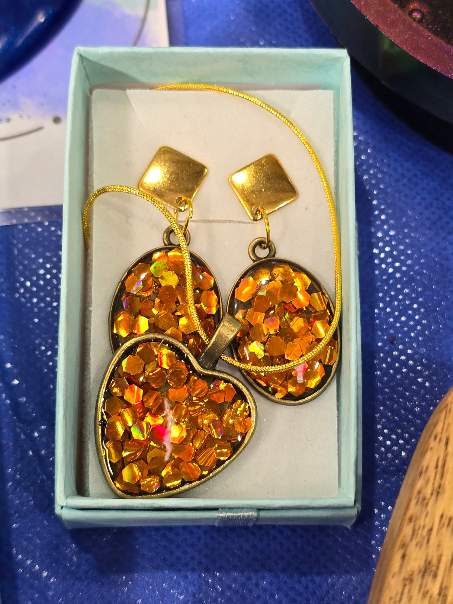 Pendant and Earring Set