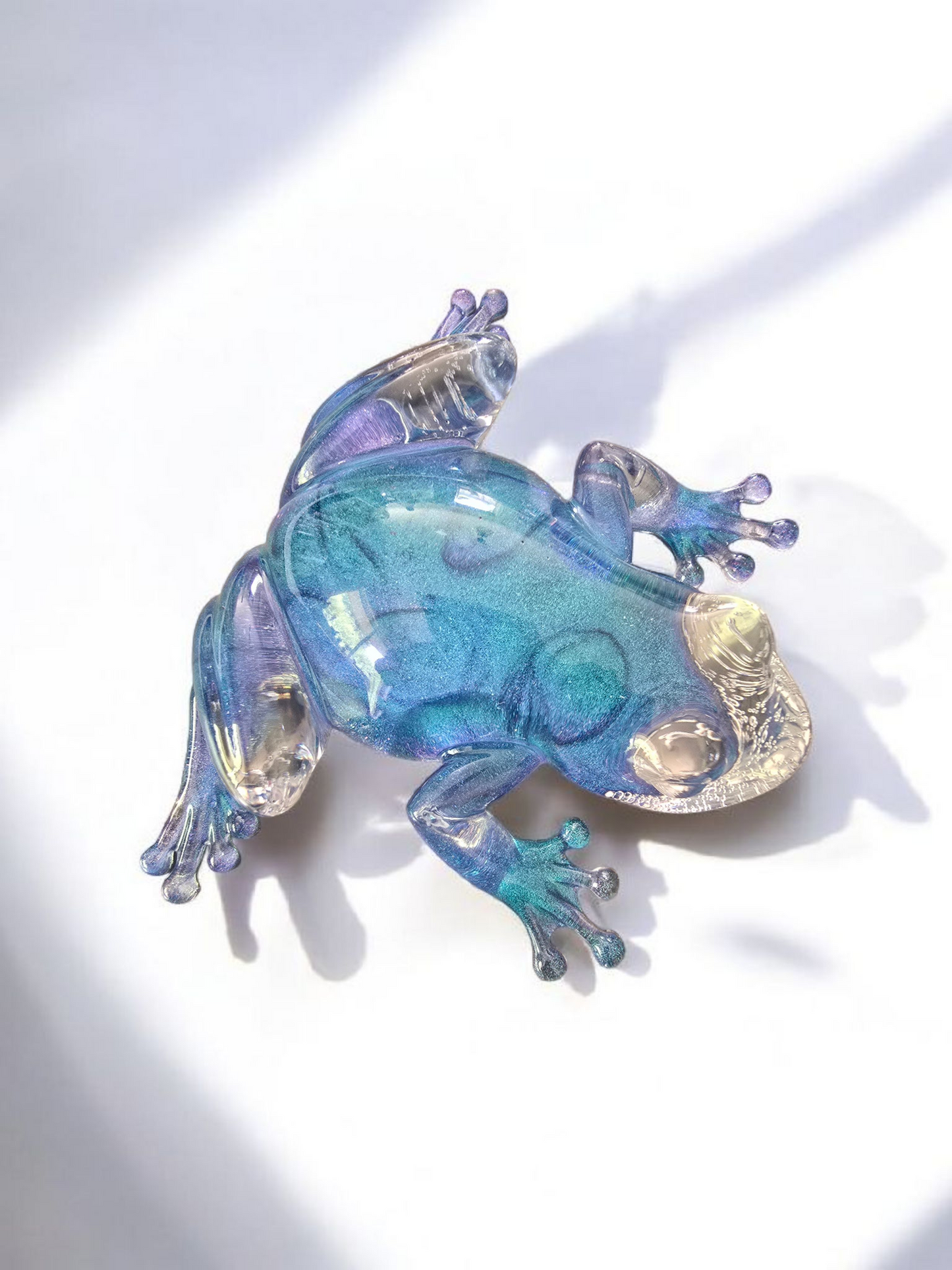 Frog chic dotty turquoise and blue