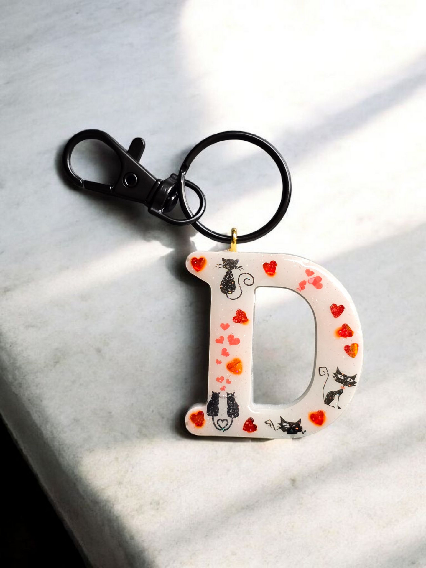 KeyCharm Alphabet (Keyring) D