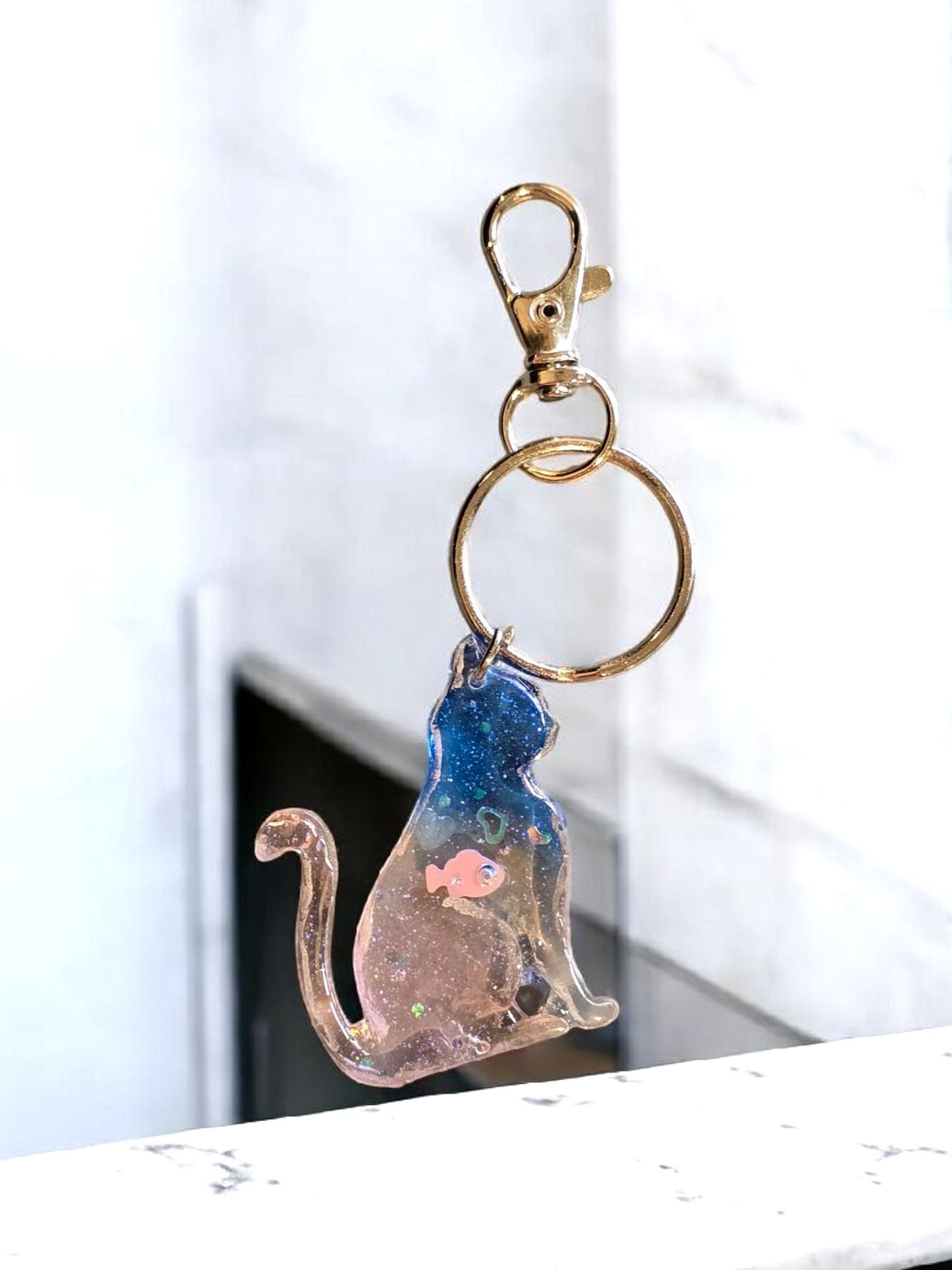 Keycharm pink and blue