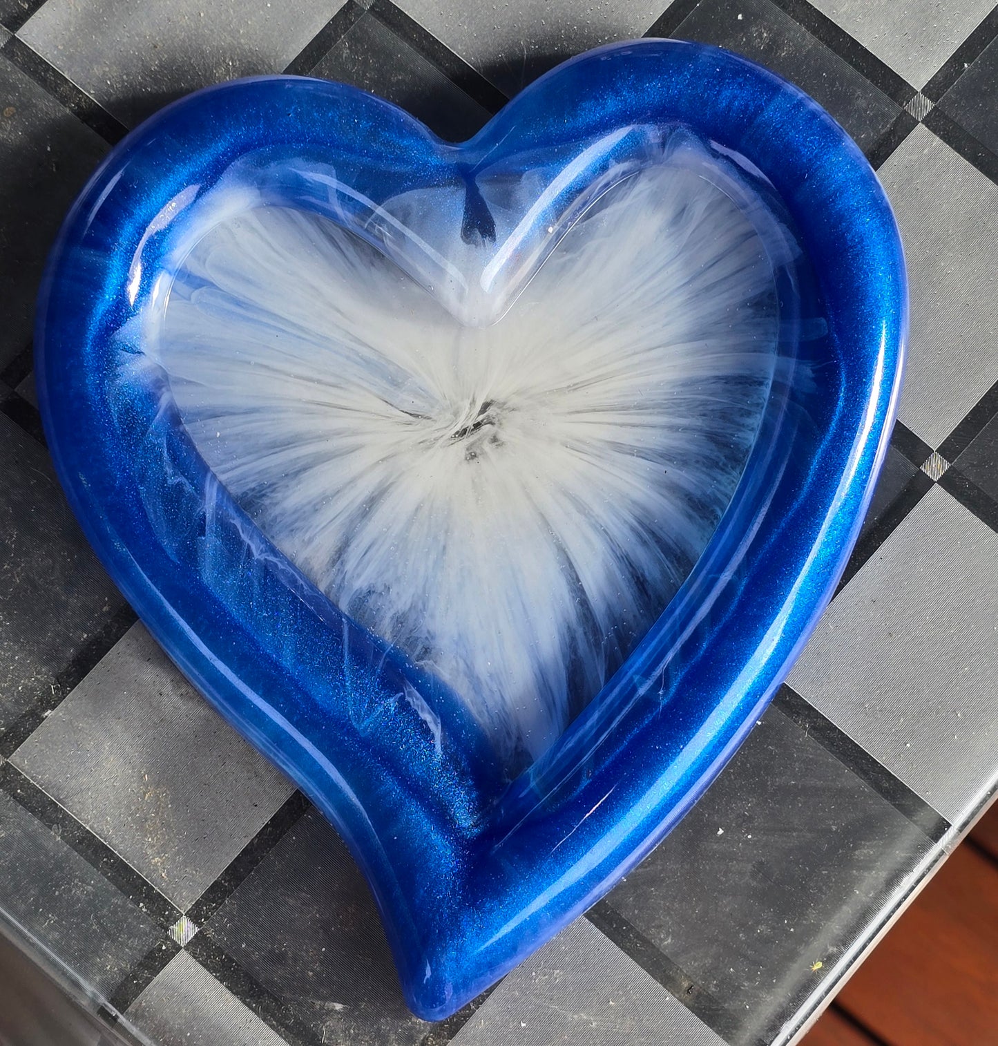 Coaster blue heart