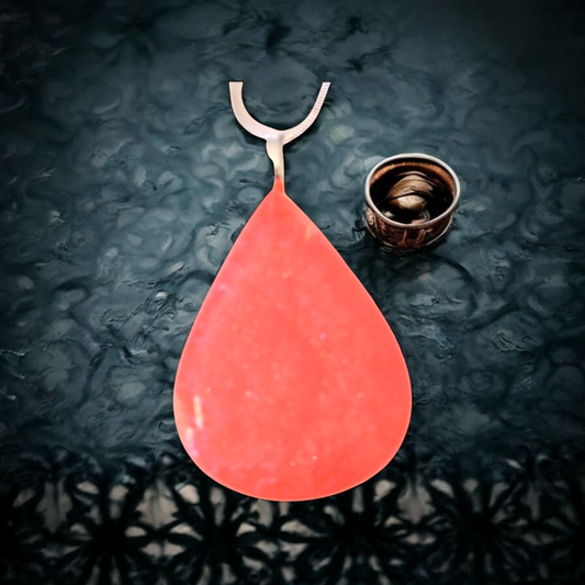 Pendant coral crystal