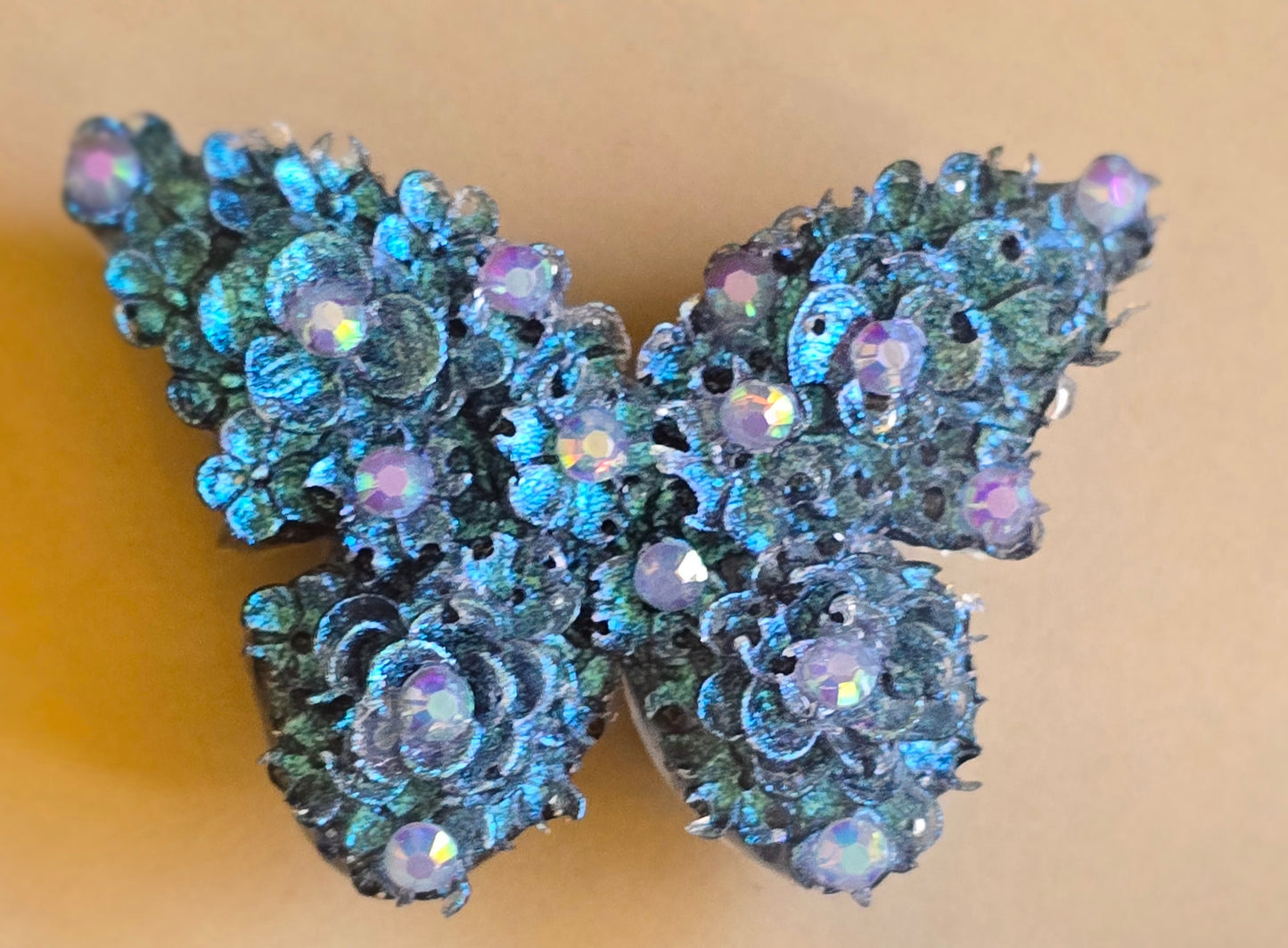 Magnets butterflies blue 3 per set