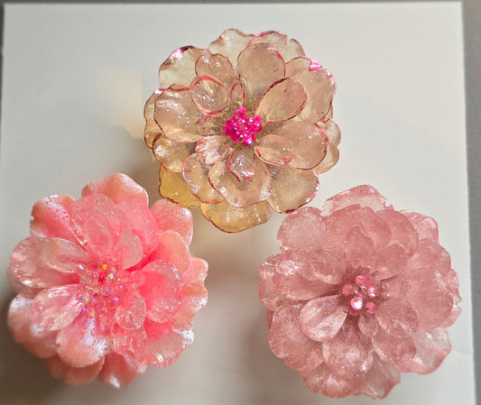 Magnets pink flowers