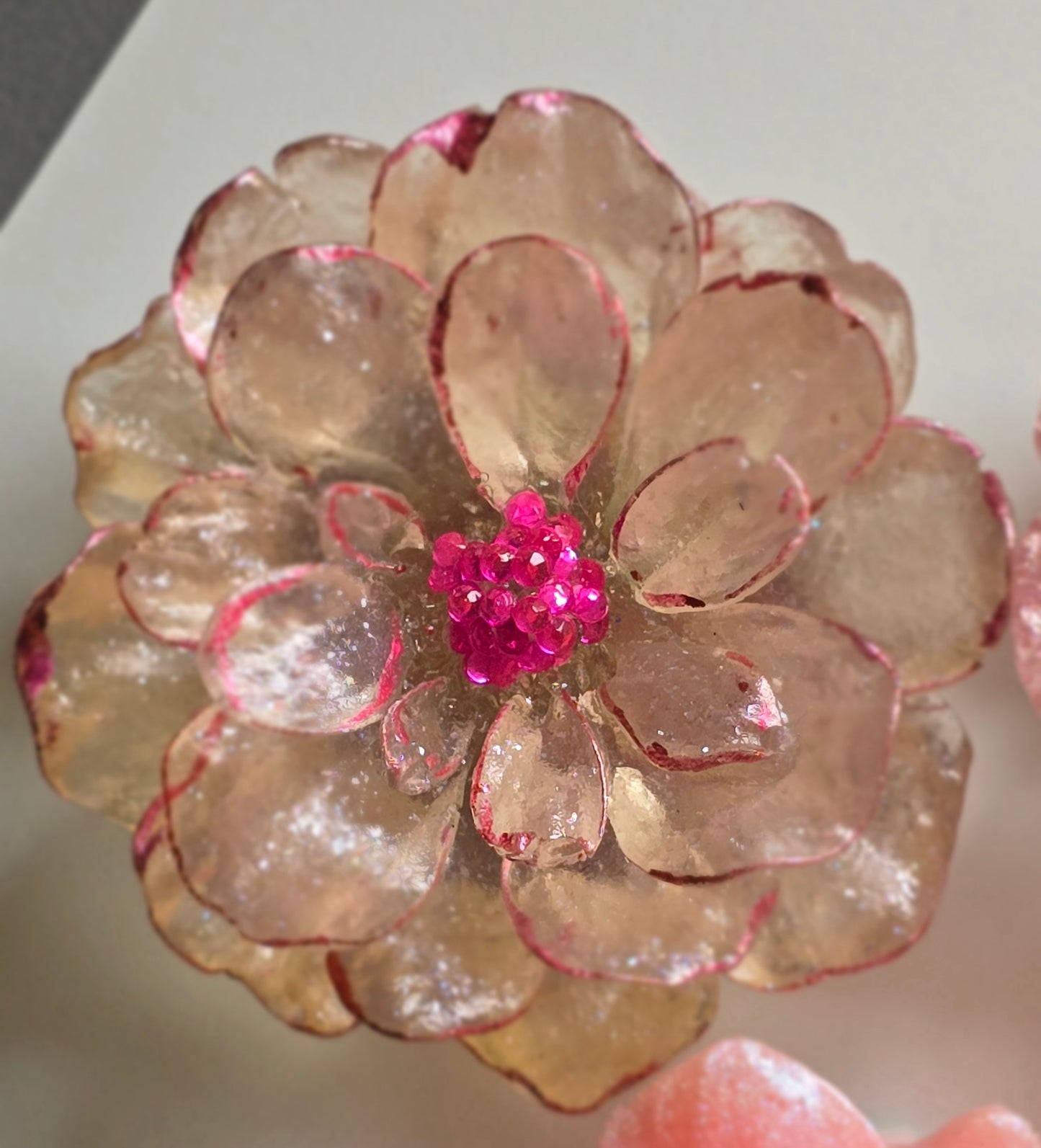 Magnets pink flowers