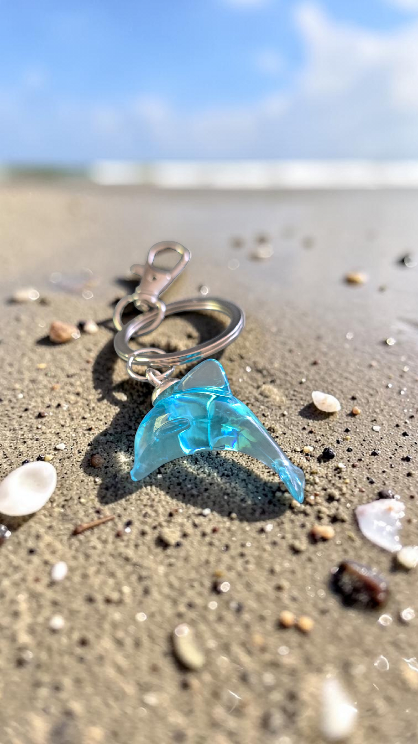 Keycharm blue and green V