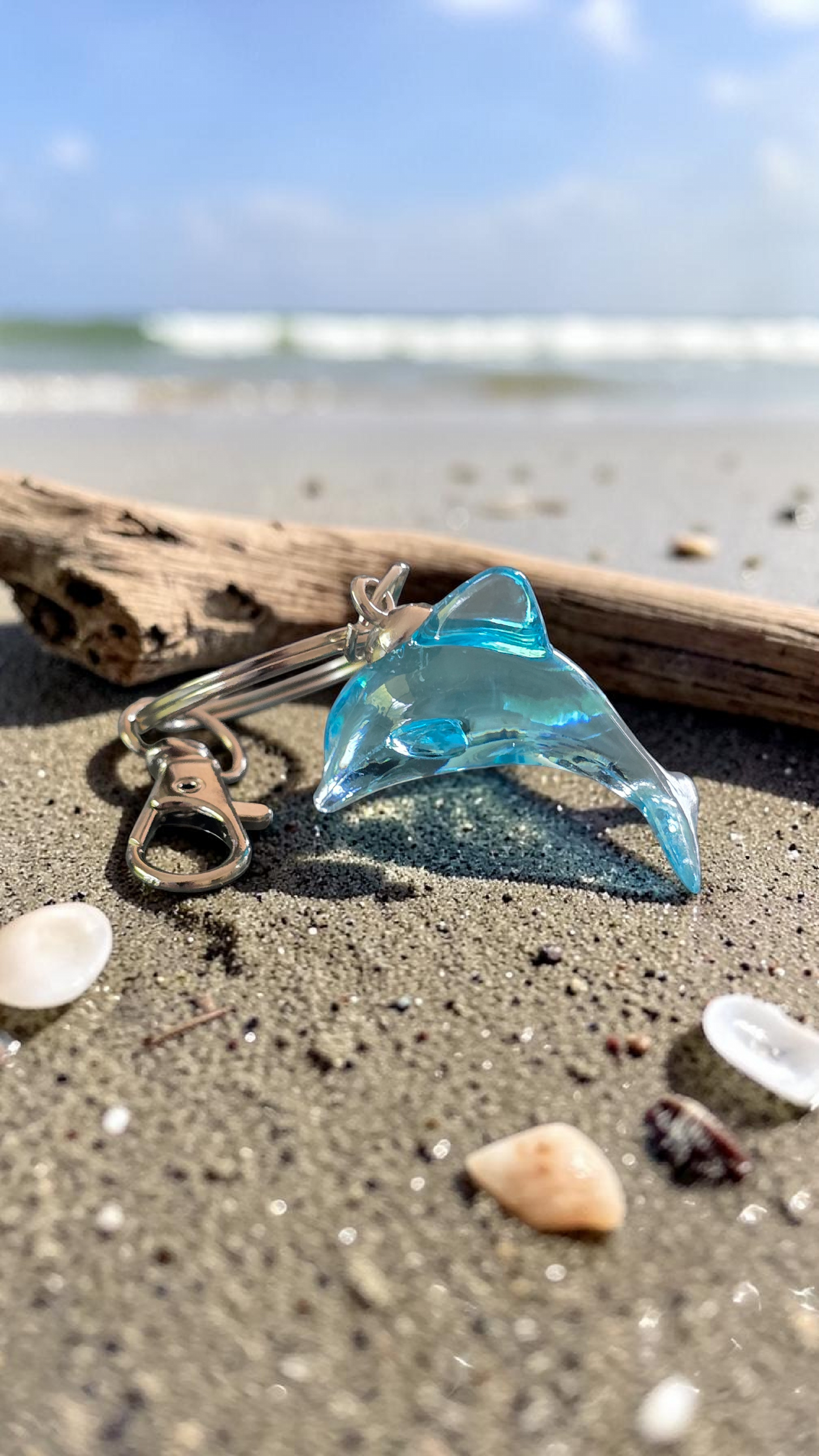 Keycharm blue and green V