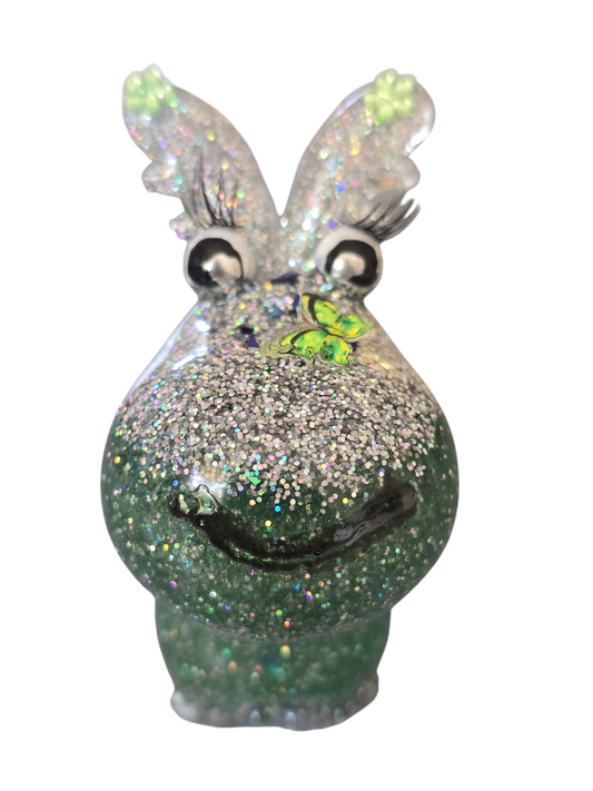 Reindeer green and silver