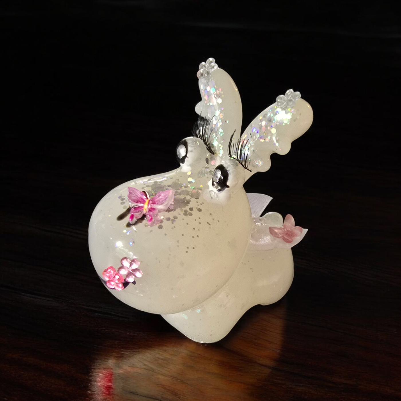 Reindeer white with soft pink