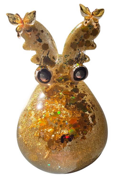 Reindeer gold and dark green