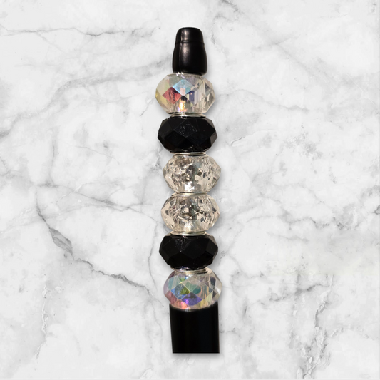 Beaded pens Black