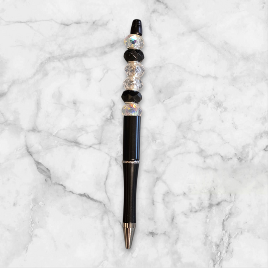 Beaded pens Black