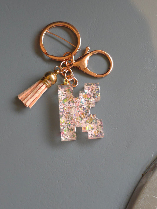 Charm Alphabet (Keyring) K