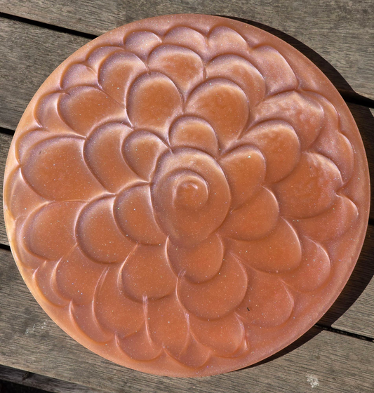 Round platter Rose pink