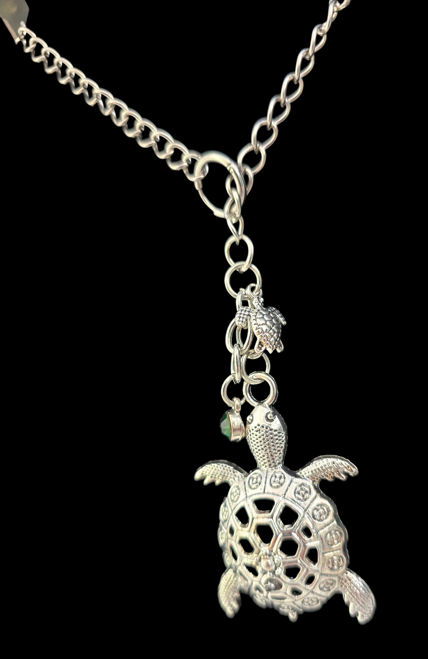 Pendant turtle silver