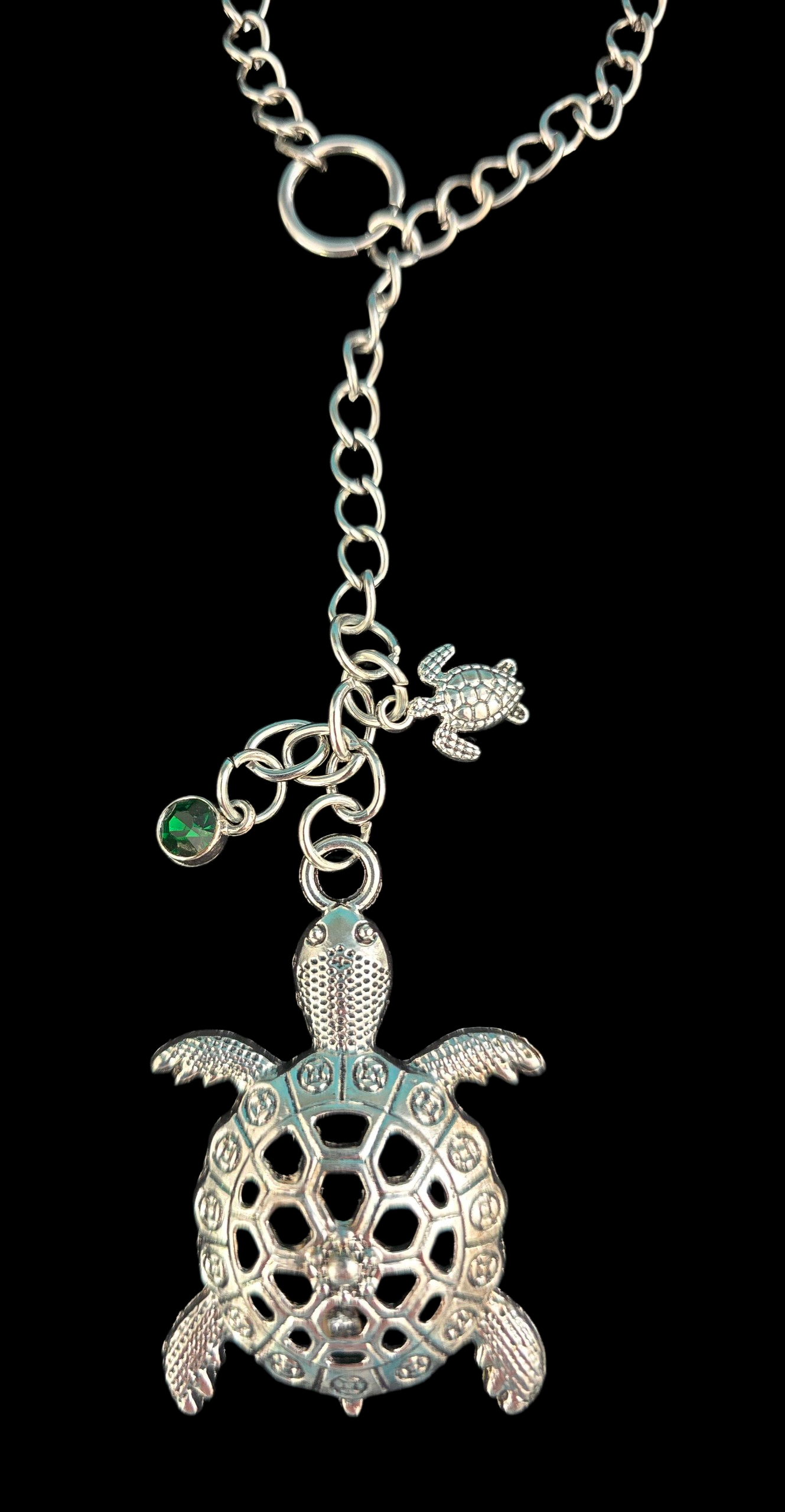 Pendant turtle silver