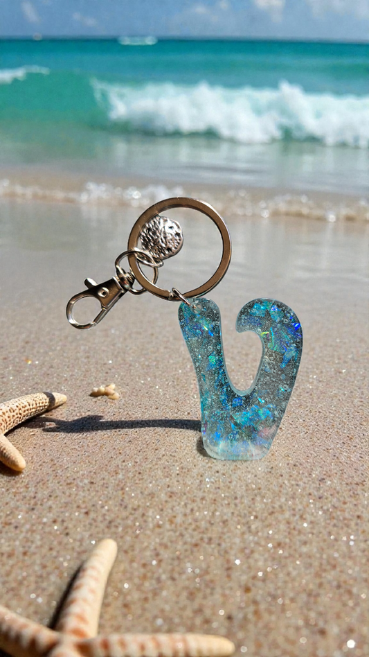 Keycharm blue and green V