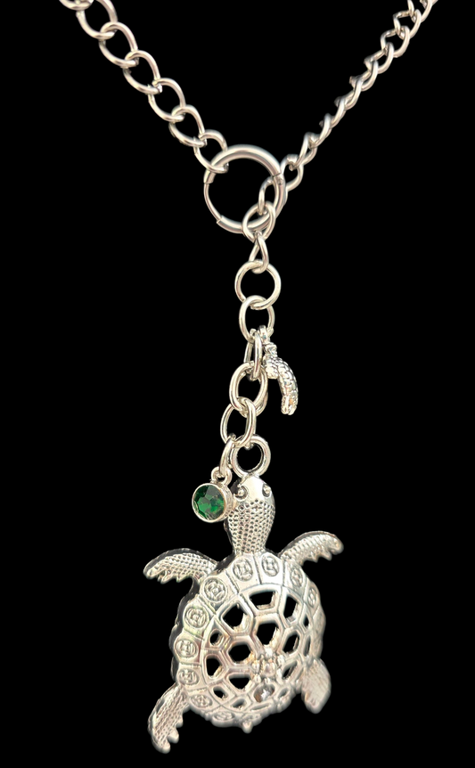 Pendant turtle silver